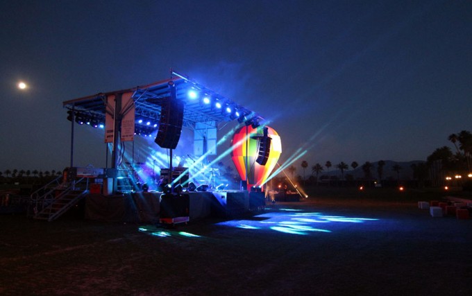 EMPIRE POLO FIELDS, Portable Stage